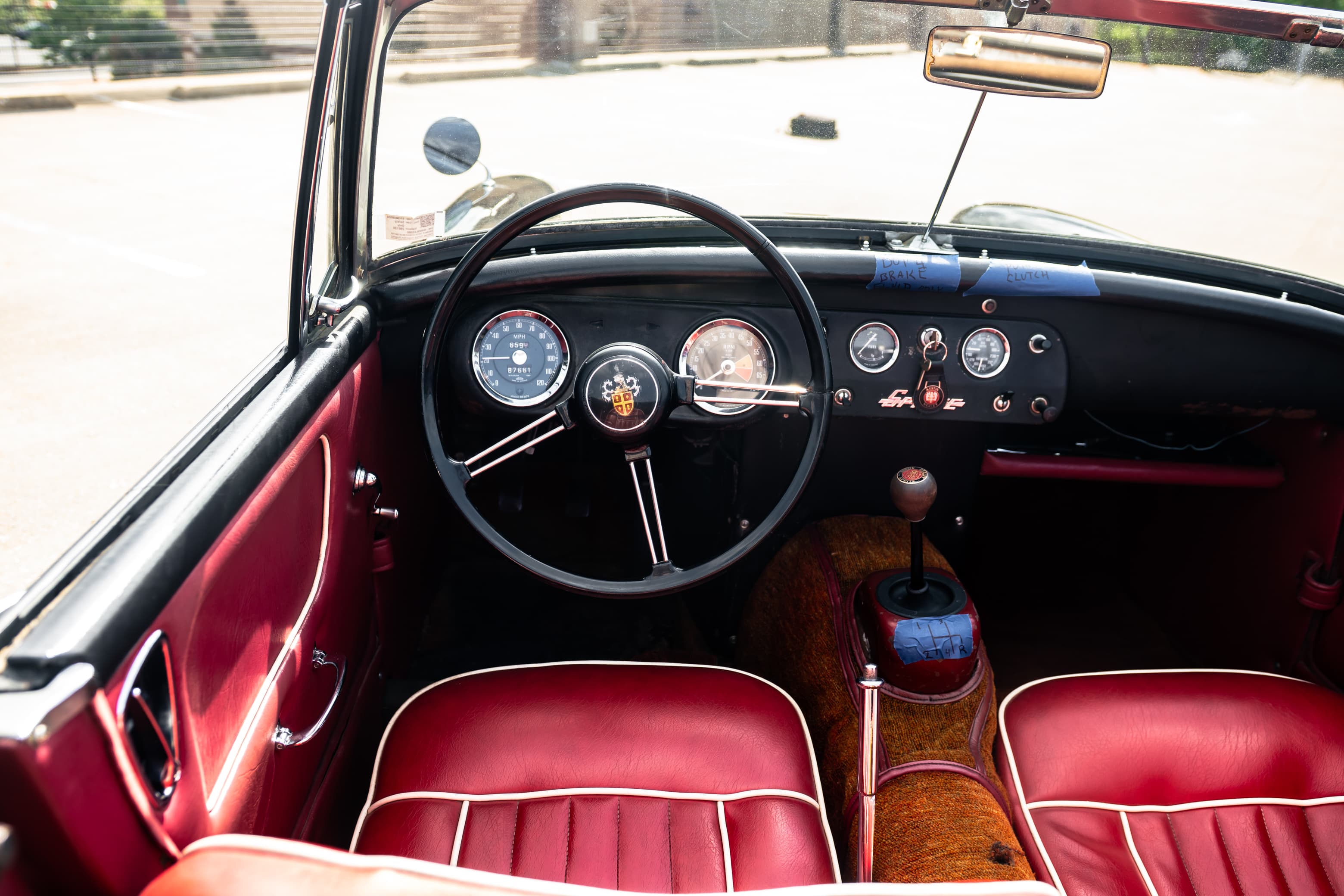 Austin Healy Sprite Interior