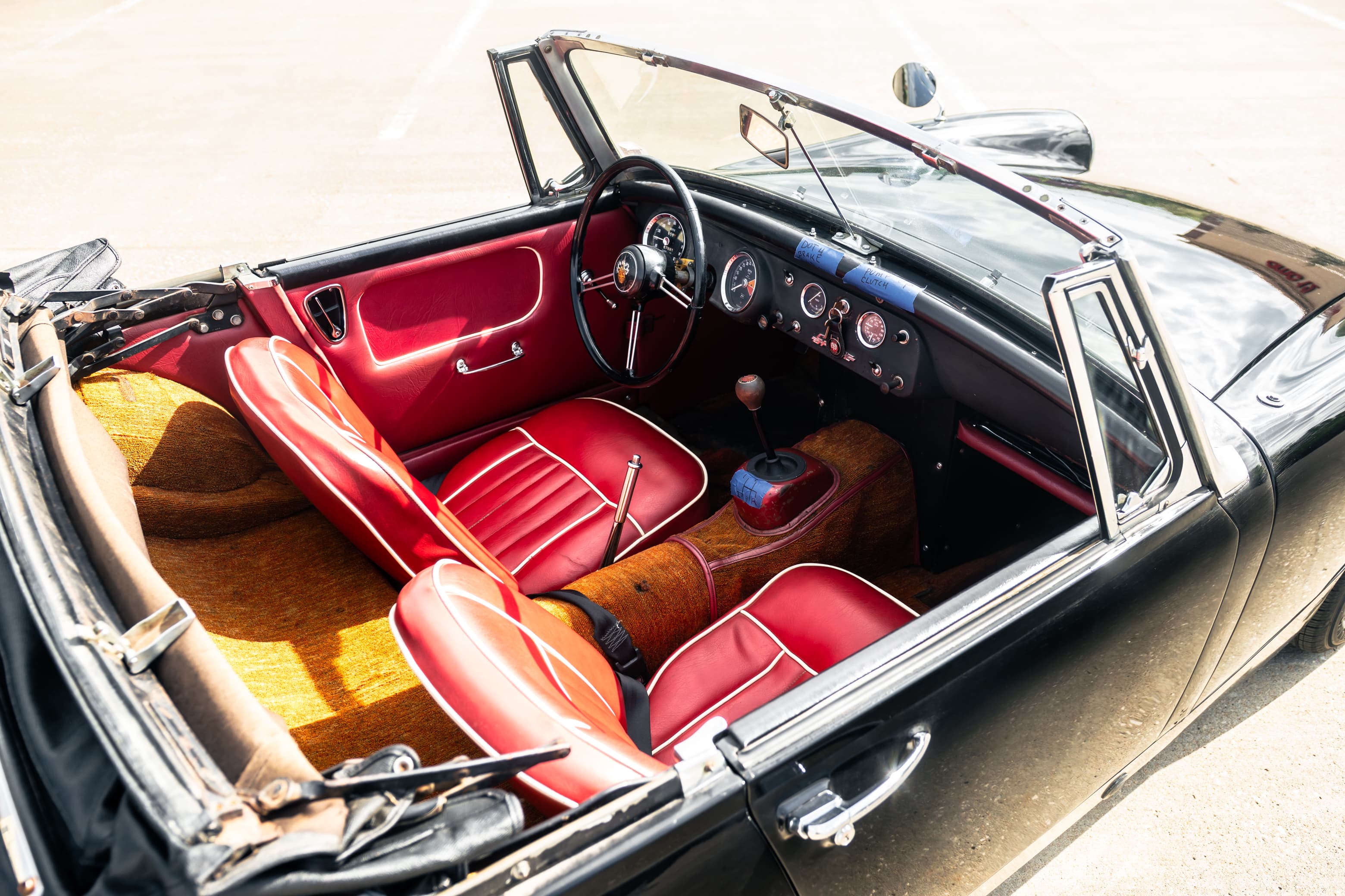 Austin Healy Sprite Cockpit